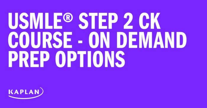 Kaplan USMLE Step 2 CK On Demand 2022 (Videos)