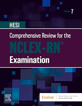HESI Comprehensive Review 7th Edition for the NCLEX-RN® Examination, (Original PDF from Publisher)