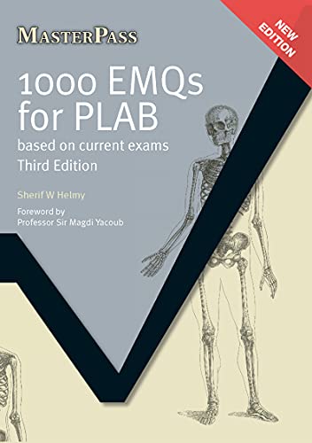 1000 EMQs for PLAB: Based on Current Exams, Third Edition (Original PDF from Publisher)