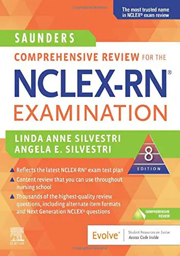 Saunders Comprehensive Review for the NCLEX-RN Examination, 8th Edition (Original PDF - No Color)