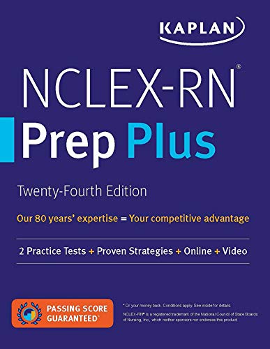 NCLEX-RN Prep Plus: 2 Practice Tests + Proven Strategies (Kaplan Test Prep), 24th Edition (EPUB)