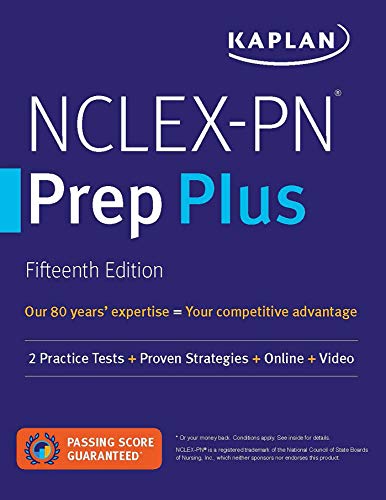 NCLEX-PN Prep Plus: 2 Practice Tests + Proven Strategies (Kaplan Test Prep), 15th Edition (EPUB)