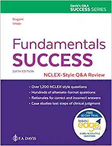 Fundamentals Success: NCLEX®-Style Q&A Review, 6th Edition (Original PDF from Publisher)